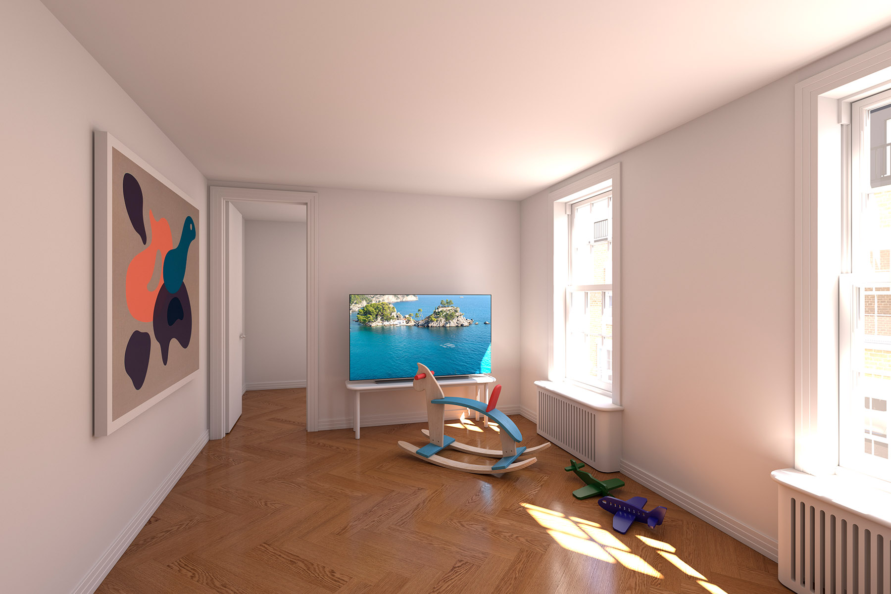 Image de synthèse par Jflemay du nouveau salon