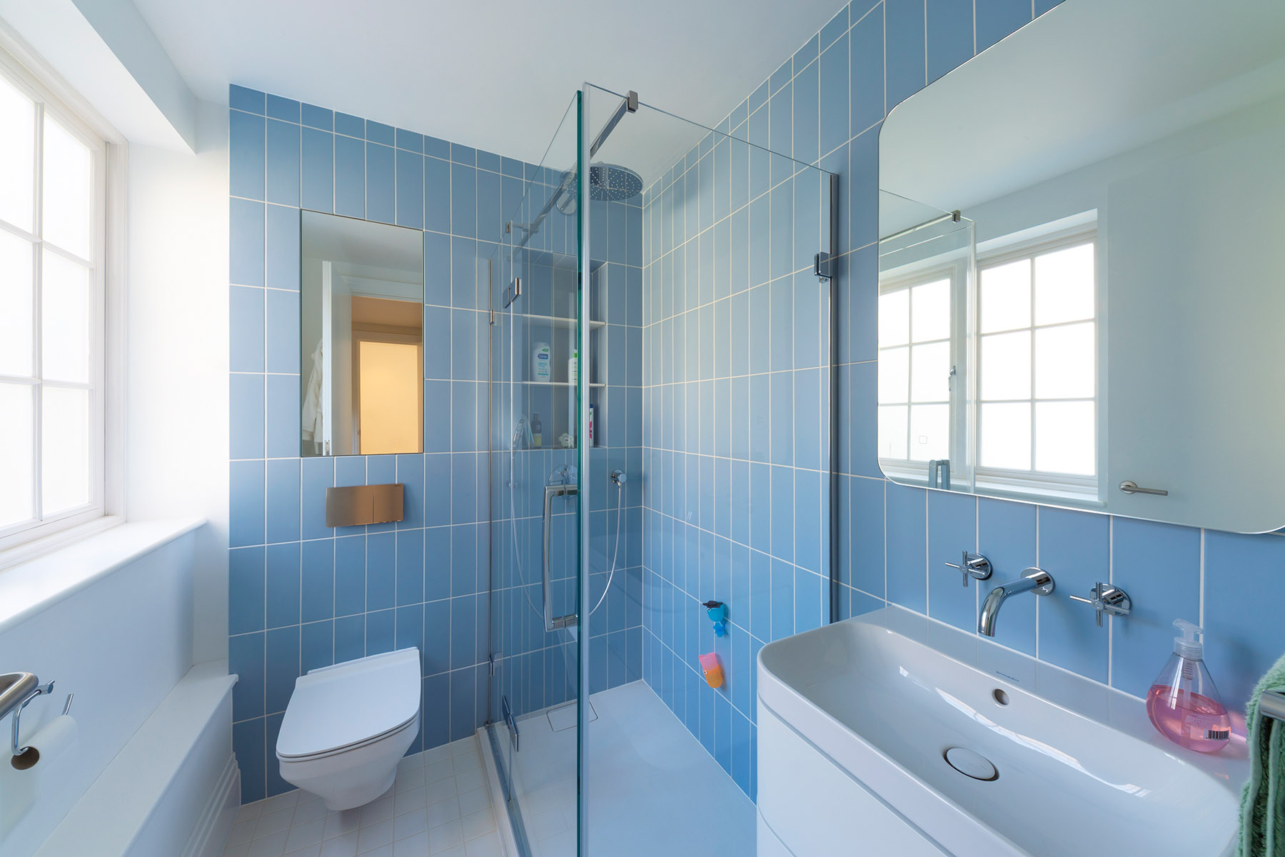 Nouvelle salle de douche au premier étage